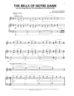 The Bells Of Notre Dame von Alan Menken (Download) 