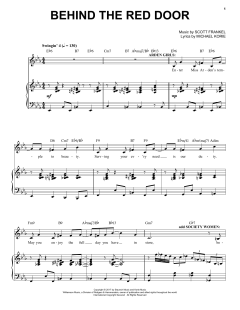 Behind The Red Door von Michael Korie (Download) 