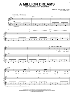A Million Dreams von Benj Pasek (Download) 