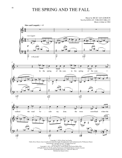 The Spring And The Fall von Ricky Ian Gordon (Download) 