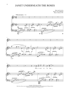 Janet Underneath The Roses von Ricky Ian Gordon (Download) 