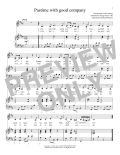 Pastime With Good Company von King Henry VIII (Download) 