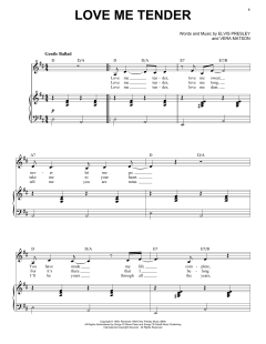 Love Me Tender von Elvis Presley (Download) 