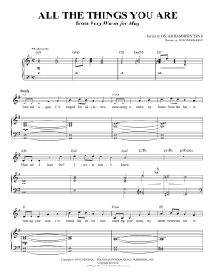 All The Things You Are von Jerome Kern (Download) 