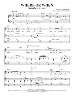 Where Or When von Lorenz Hart (Download) 