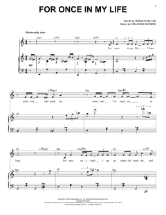 For Once In My Life von Tony Bennett (Download) 