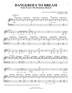 Dangerous To Dream [Solo version] von Robert Lopez (Download) 