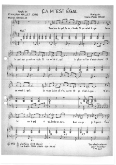 Ca M'est Egal von Francoise Mallet-Joris (Download) 