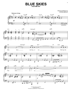 Blue Skies [Jazz version] von Irving Berlin (Download) 