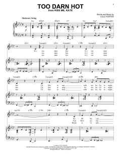 Too Darn Hot [Jazz version] von Cole Porter (Download) 