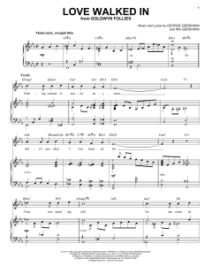 Love Walked In [Jazz version] von Ira Gershwin (Download) 