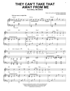 They Can't Take That Away From Me [Jazz version] von Ira Gershwin (Download) 