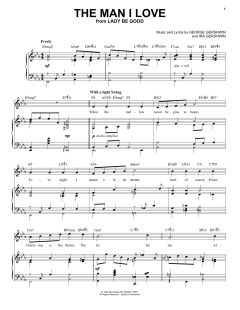 The Man I Love [Jazz version] von Ira Gershwin (Download) 