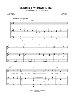 Sawing A Woman In Half von Al Stillman (Download) 