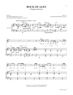 Rock Of Ages (Forgiven And Free) von Augustus M. Toplady (Download) 
