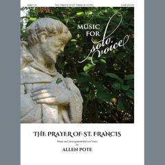 Prayer of St. Francis (Low Voice) von Allen Pote (Download) 