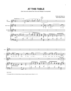 At This Table von Allan Robert Petker (Download) 