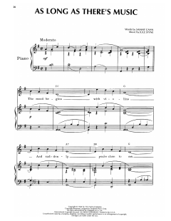 As Long As There's Music von Jule Styne (Download) 