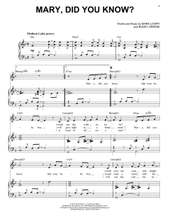 Mary, Did You Know? [Jazz Version] von Kathy Mattea (Download) 