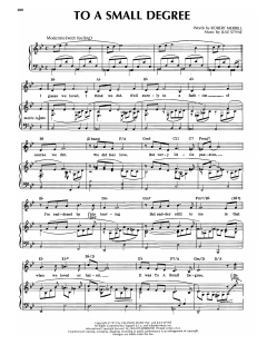 To A Small Degree von Jule Styne (Download) 
