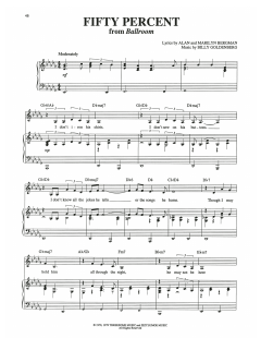 Fifty Percent von Alan Bergman (Download) 