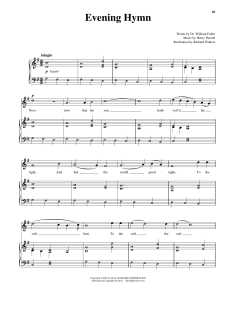 Evening Hymn (High Voice) von Henry Purcell (Download) 