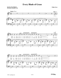 Every Blade Of Grass (Download) 