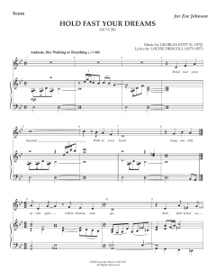 Hold Fast Your Dreams von Georgia Stitt (Download) 
