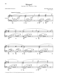 Morgen! (High Voice) von Richard Strauss (Download) 