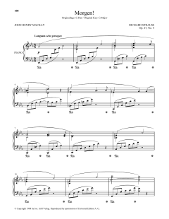 Morgen! (Low Voice) von Richard Strauss (Download) 