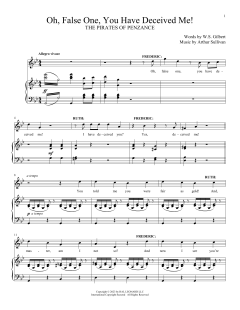 Oh, False One, You Have Deceived Me von William Schwenck Gilbert (Download) 