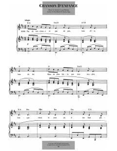 Chanson D'enfance von Don Black (Download) 