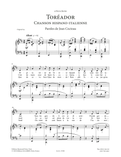 Toréador von Francis Poulenc (Download) 