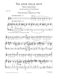 Une ruine coquille vide von Francis Poulenc (Download) 