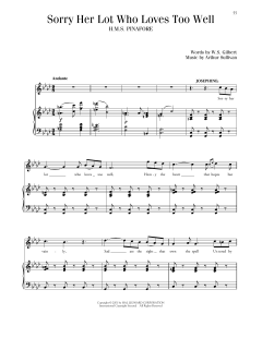 Sorry Her Lot Who Loves Too Well von William Schwenck Gilbert (Download) 