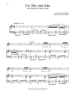 I've Jibe And Joke von William Schwenck Gilbert (Download) 