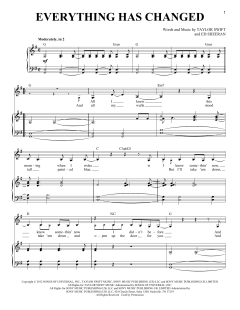 Everything Has Changed von Taylor Swift (Download) 