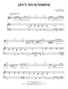 Ain't No Sunshine von Bill Withers (Download) 