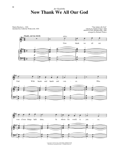 Now Thank We All Our God von Martin Rinkart (Download) 