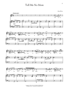 Tell Me No More von John Blow (Download) 