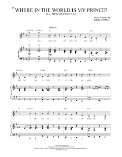 Where In The World Is My Prince? von Jerry Herman (Download) 