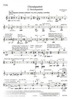 Choralquartett von Jörg Widmann 