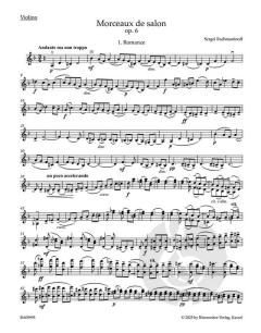 Werke für Violine und Klavier von Sergei Rachmaninow (Download) 