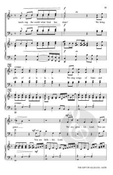 The Gift Of Alleluia von Joseph M. Martin (Download) 