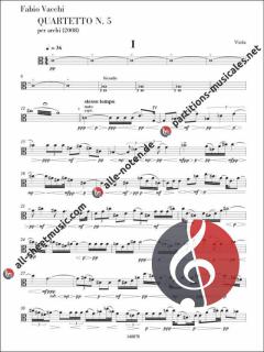 Quartetto N. 5 von Fabio Vacchi 