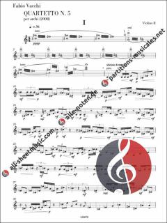 Quartetto N. 5 von Fabio Vacchi 