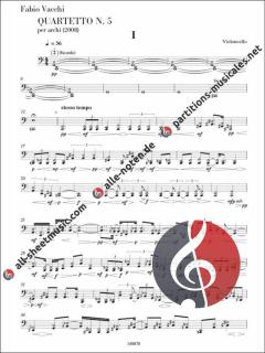 Quartetto N. 5 von Fabio Vacchi 