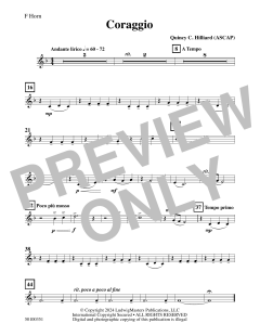 Coraggio von Quincy C. Hilliard (Download) 