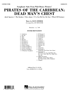 Pirates of The Caribbean: Dead Man's Chest von Hans Zimmer (Download) 