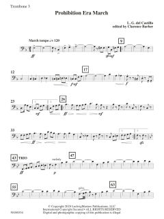 Prohibition Era March von L.G. del Castillo (Download) 